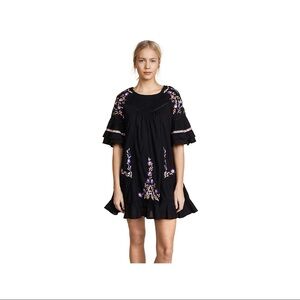 Free People embroidered babydoll dress